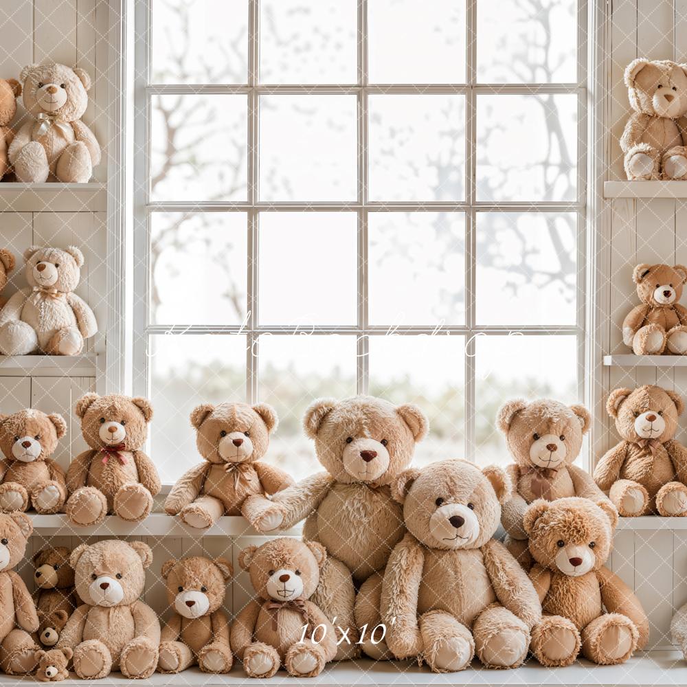 Kate Kinder Teddybären Regal Neutral Hintergrund Entworfen von Emetselch