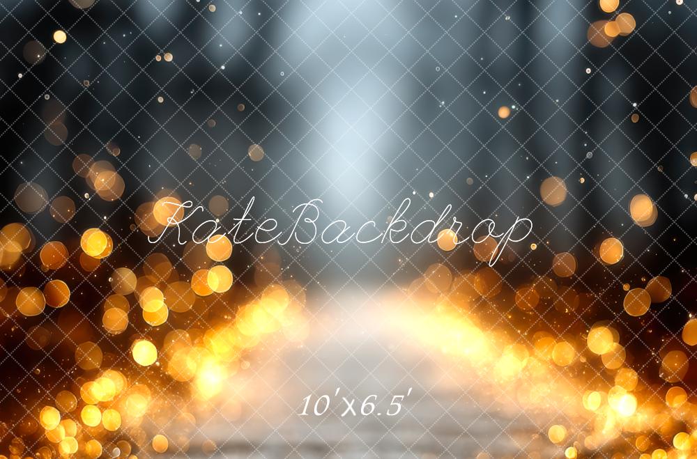 Kate Abstrakte Bokeh Lichter Gold Hintergrund Entworfen von Mini MakeBelieve