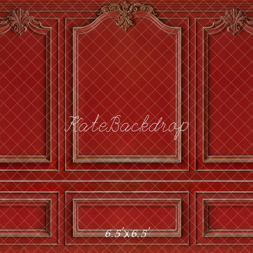 Kate Barock Wand Ornamente Rot Hintergrund Entworfen von Kate Image - Kate Backdrop.de