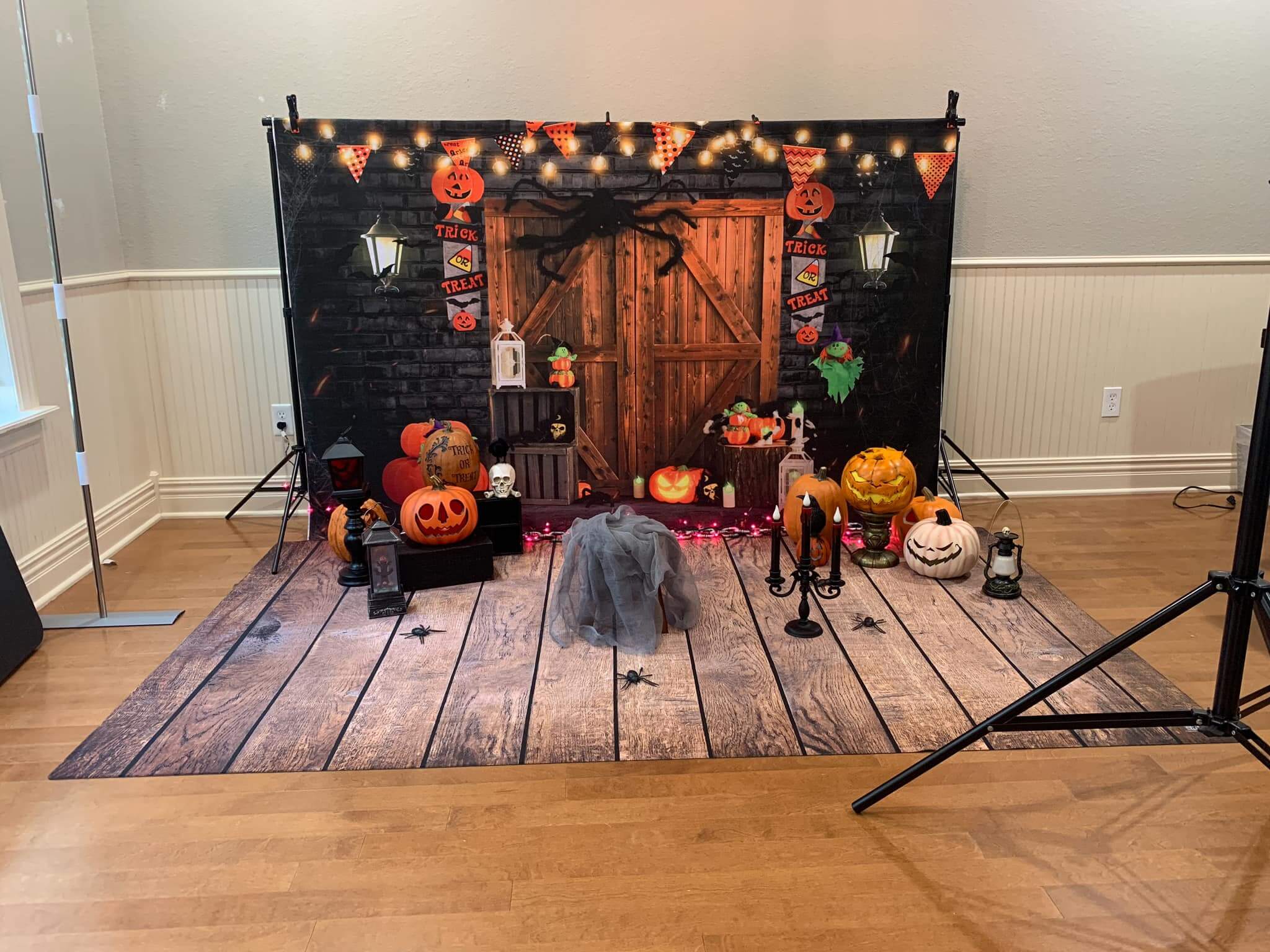 Kate Halloween Herbst Kürbis Spinne Thanksgiving Hintergrund von Emetselch - Kate Backdrop.de
