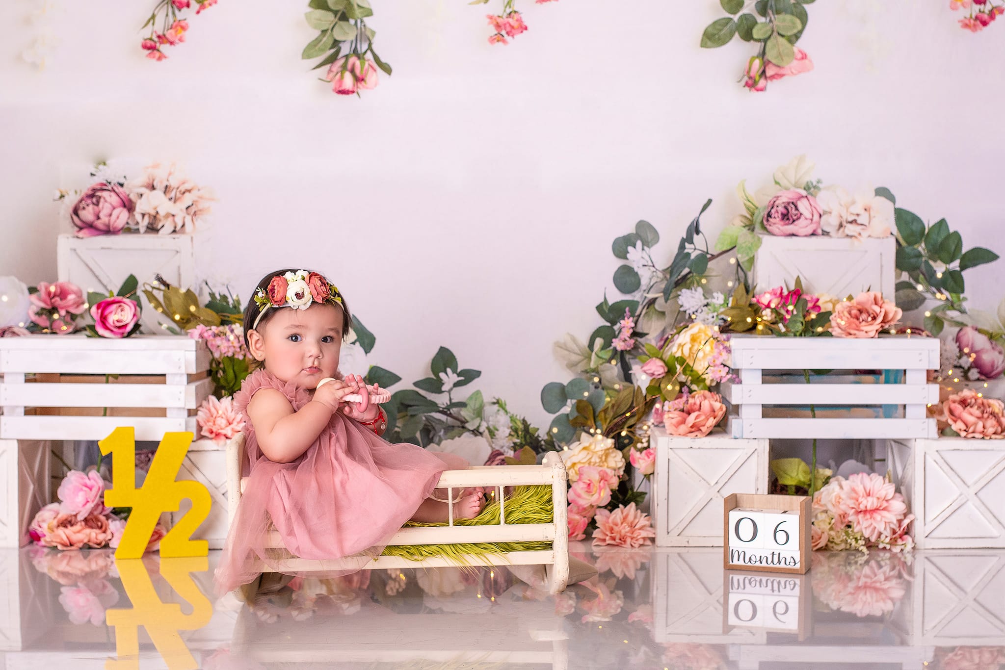 Kate Blush Boho Floral Boxes Hintergrund von Megan Leigh Photography