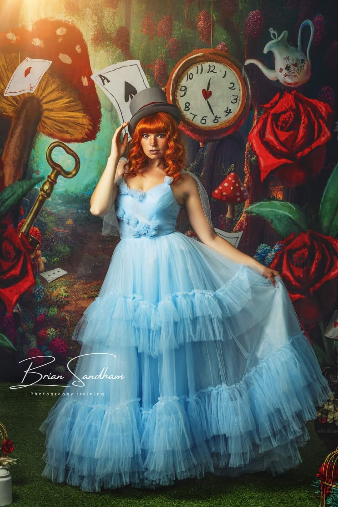 Kate Fantasy Pilz Spielkarten Wald Hintergrund von Chain Photography - Kate Backdrop.de