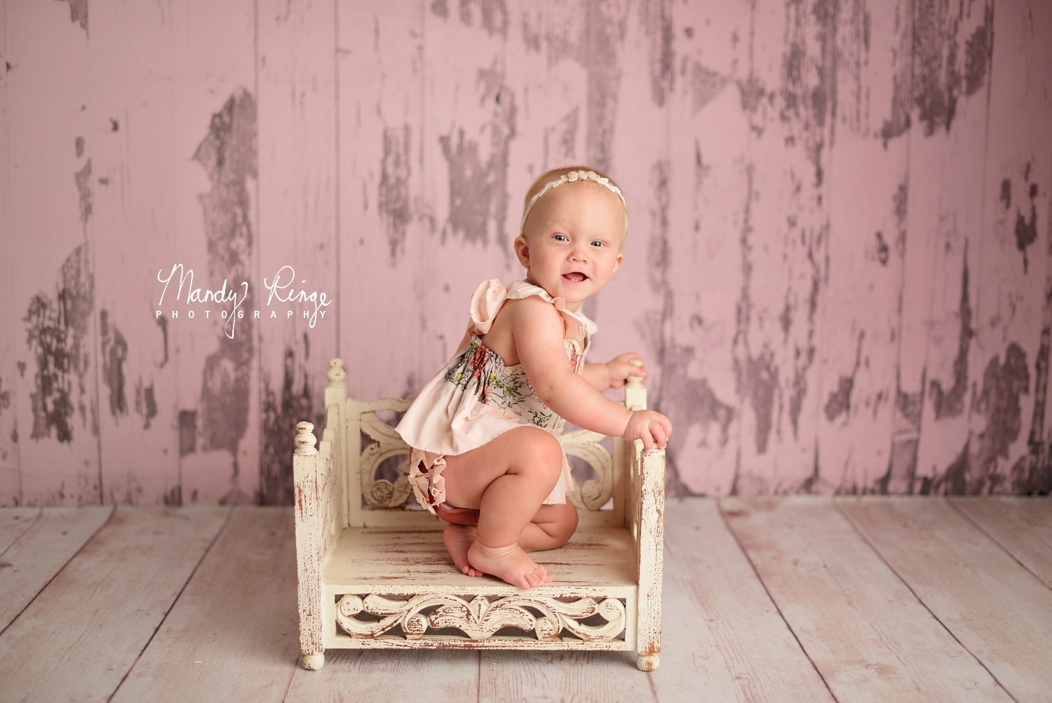 Kate Schäbig Rosa Scheune Holz Hintergrund von Mandy Ringe - Kate Backdrop.de