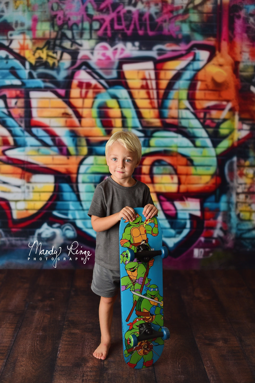 Kate Urbaner Graffiti Wandhintergrund von Mandy Ringe Fotograf - Kate Backdrop.de