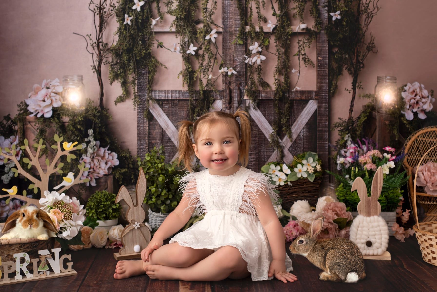 Kate Frühling Tür Manor Hintergrund Entworfen von Megan Leigh Photography - Kate Backdrop.de