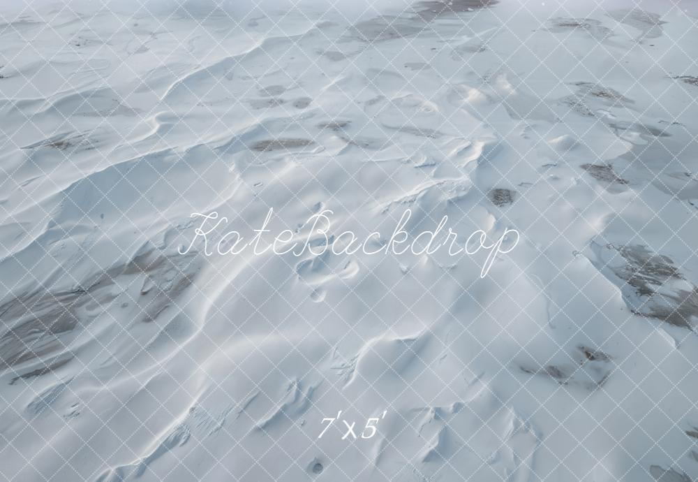 Kate Winter Schnee Landschaft Weiß Hintergrund Entworfen von Kate Image