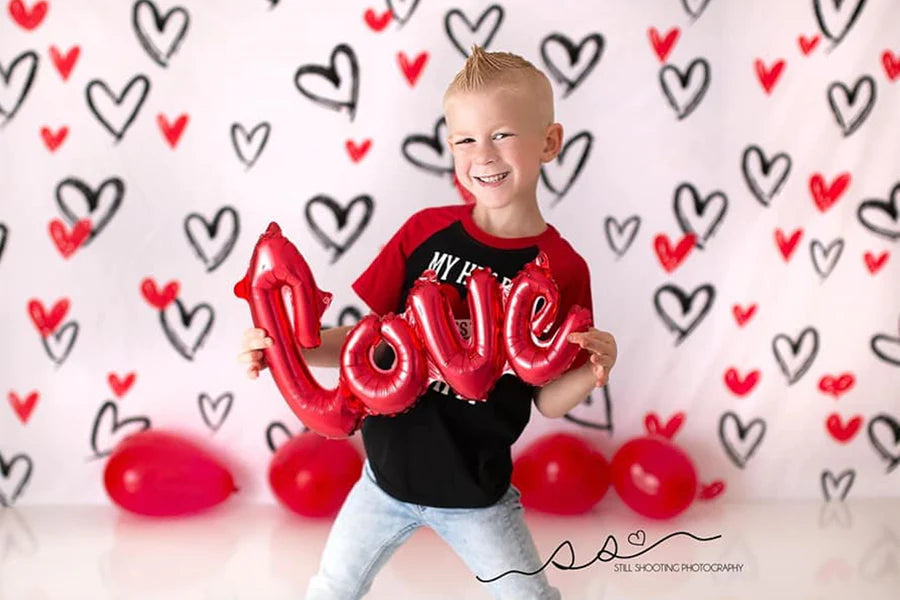 Kate Valentinstag Hintergrund Weiß für Fotografie - Kate Backdrop.de