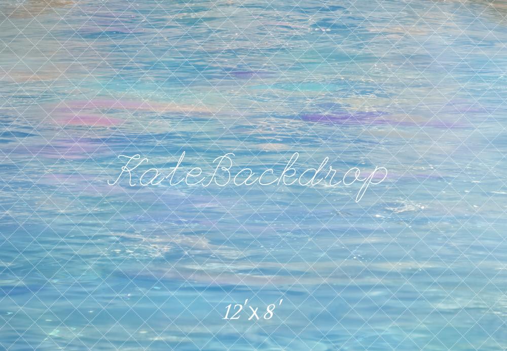 Kate Sommer Wasser Malerei Blau Fleece Hintergrund Entworfen von Kate Image - Kate Backdrop.de