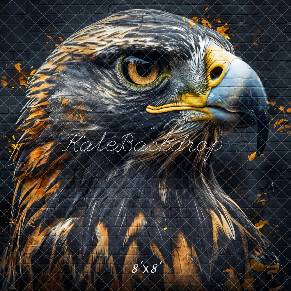 Kate Adler Kopf Graffiti Stil Hintergrund Entworfen von Chain - Kate Backdrop.de