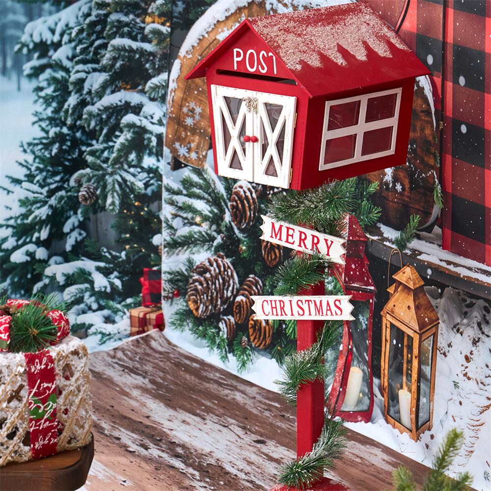 Kate Winter-Weihnachten Baum LKW Geschenke Zimmerset Foto Kit - Kate Backdrop.de