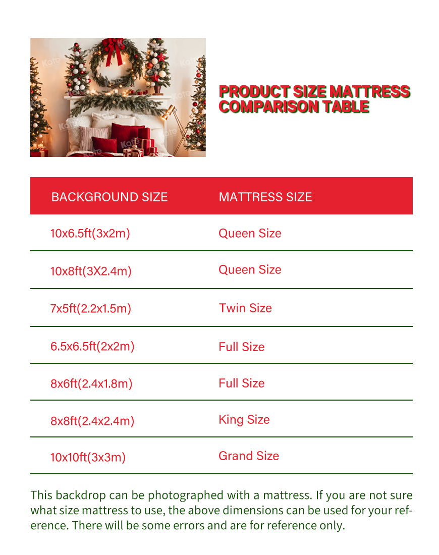 Kate Warm Weihnachtskopfteil Baum Fleece Hintergrund - Kate Backdrop.de