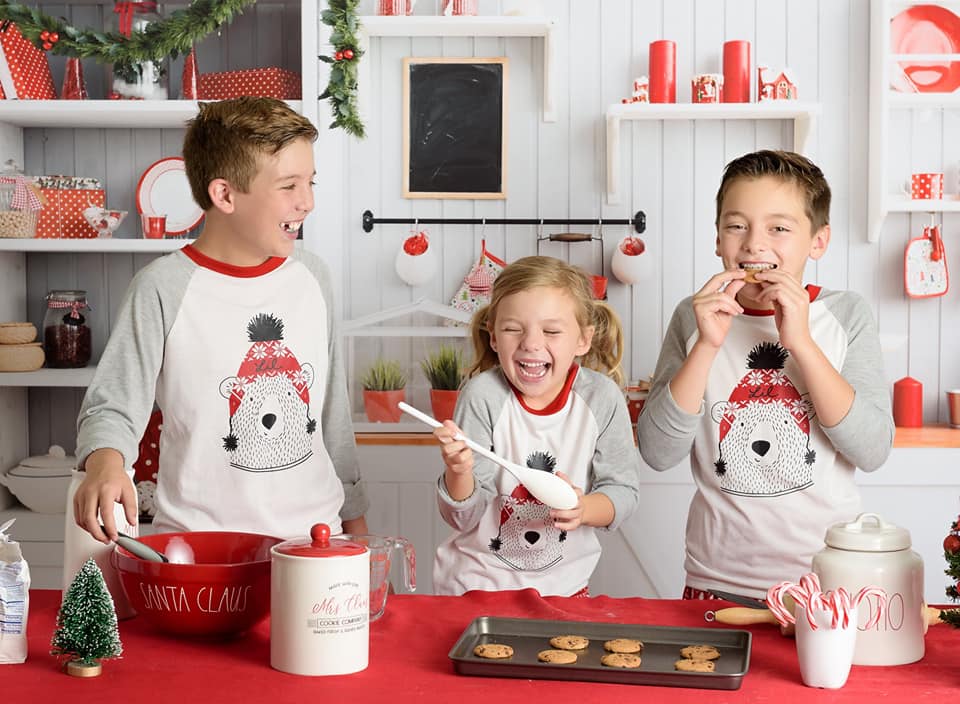 Kate Weihnachten Küche Weiß Wand Fleece Hintergrund - Kate Backdrop.de