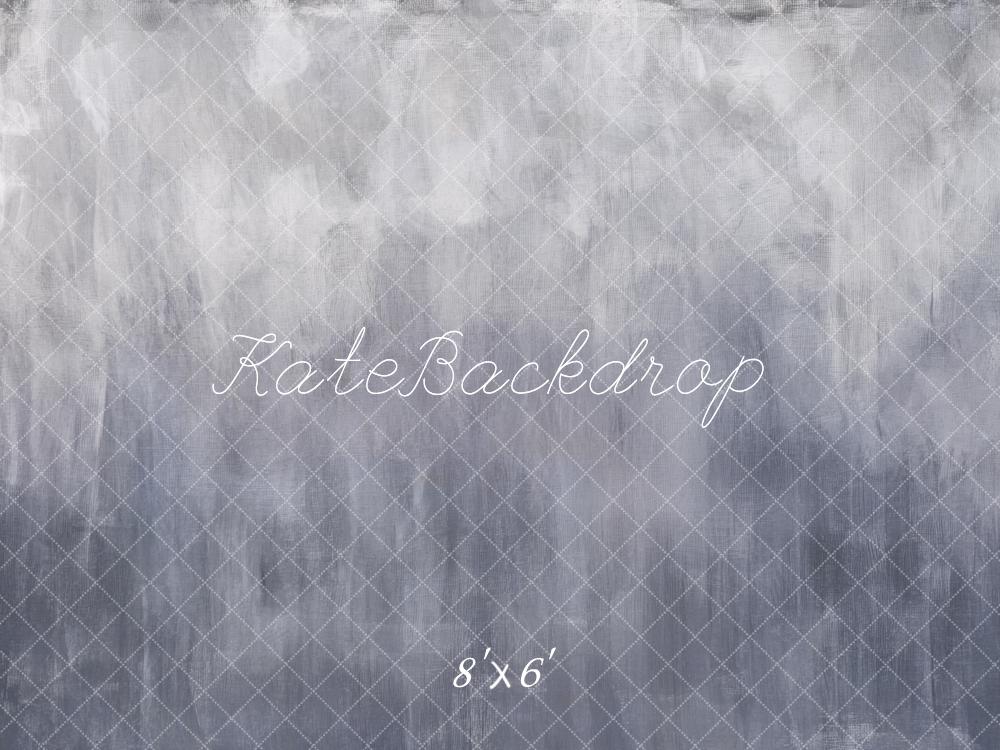 Kate Abstrakte Gitterstruktur Grau Hintergrund Entworfen von Mini MakeBelieve - Kate Backdrop.de