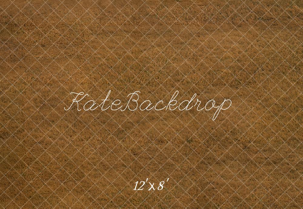 Kate Herbst Wiese Braun Fleece Hintergrund Entworfen von Kate Image