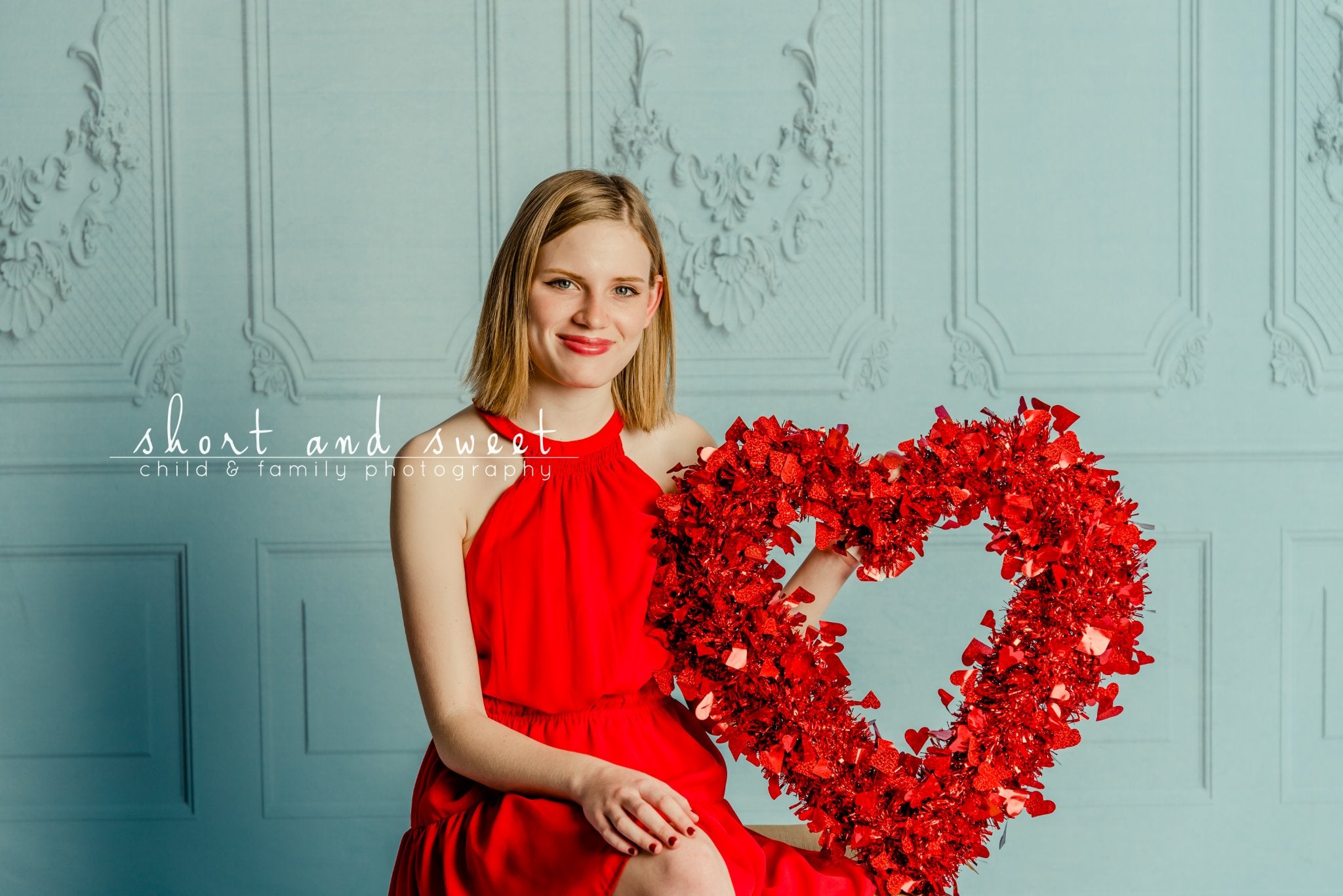 Kate Blauer Vintage Wandhintergrund Hochzeit Entworfen von Jerry_Sina - Kate Backdrop.de