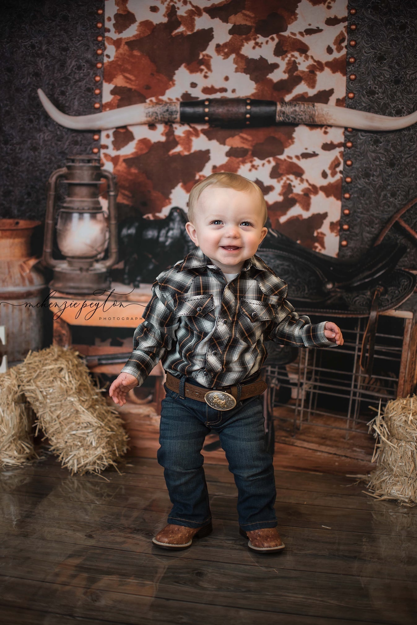 Kate Kuchen Smash Wilder Westen Fleece Hintergrund Entworfen von Arica Kirby - Kate Backdrop.de