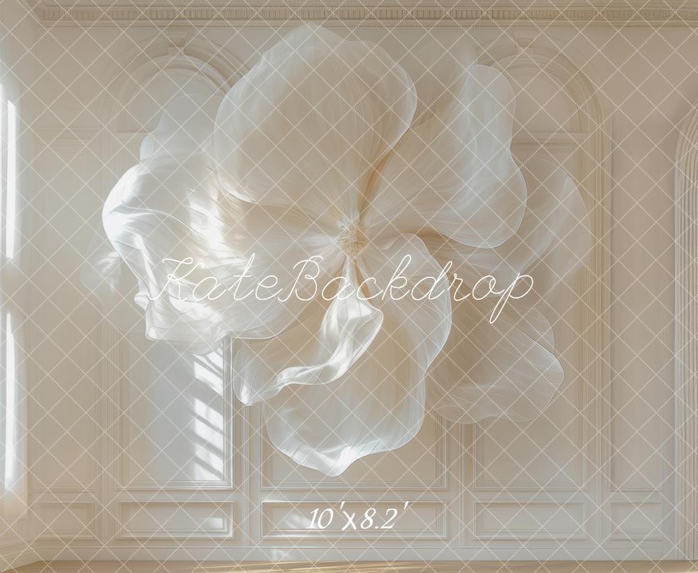 Kate Fine Art Stoffblume Weiß Hintergrund Entworfen von Mini MakeBelieve - Kate Backdrop.de
