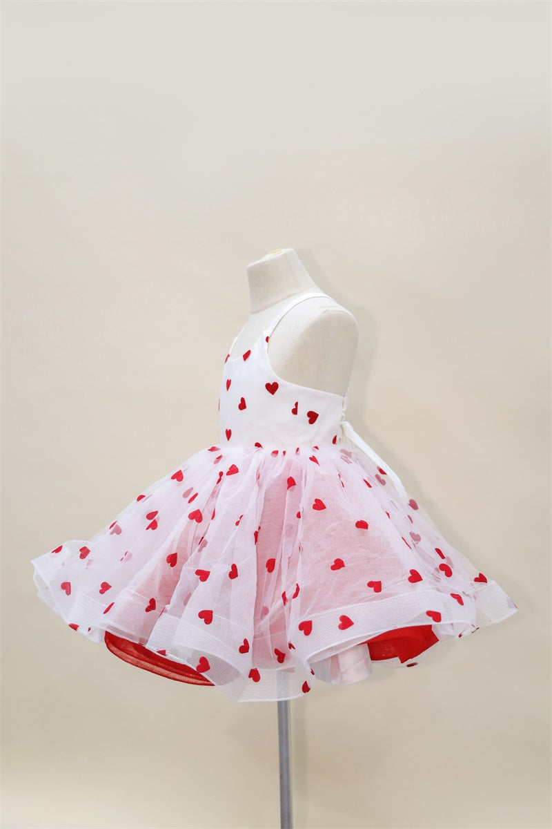 Kate Herz Mesh Kinder Kleid für Fotografie - Kate Backdrop.de