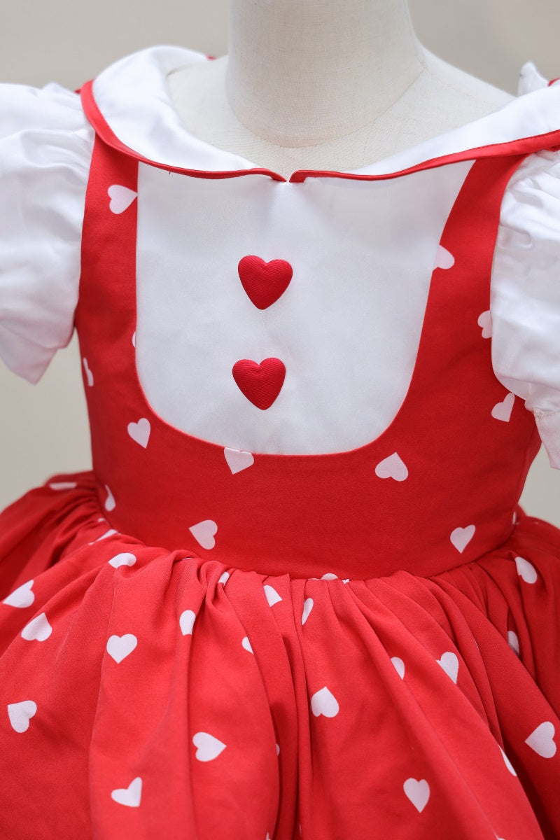 Kate Herz Kragen Kinder Kleid für Fotografie - Kate Backdrop.de
