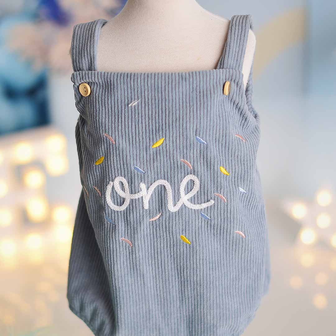 Kate Blau Boho Cake Smash Foto Kit