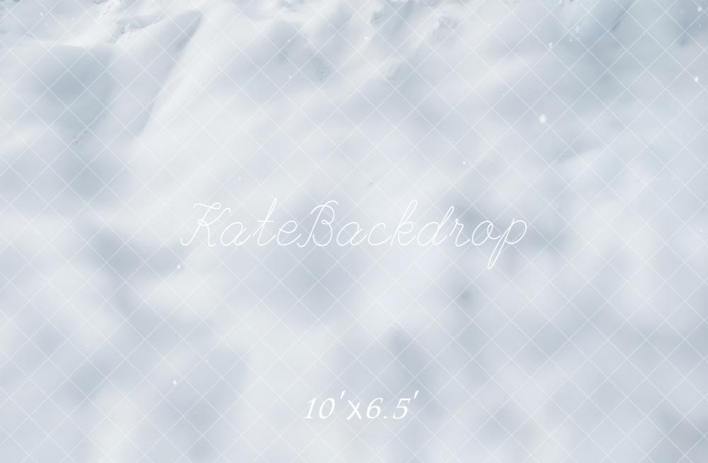 Kate Winter Schnee Textur Weiß Hintergrund Entworfen von Kate Image - Kate Backdrop.de