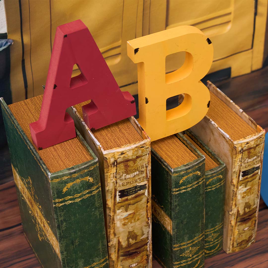 Kate Zurück zu Schule Schultafel ABC Foto Kit