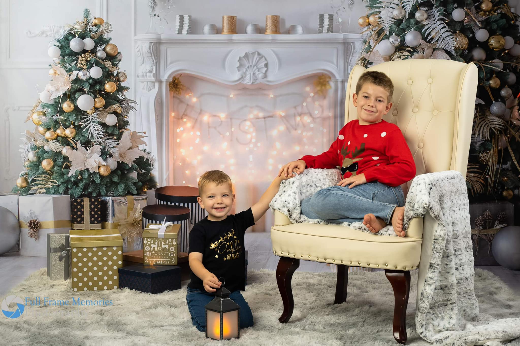 Kate Weihnachten weißer Raum Geschenke Dekoration Hintergrund für die Fotografie - Kate Backdrop.de
