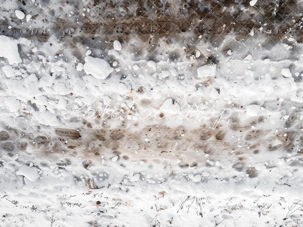 Kate Winter Schnee Boden Natur Hintergrund Entworfen von Kate Image - Kate Backdrop.de