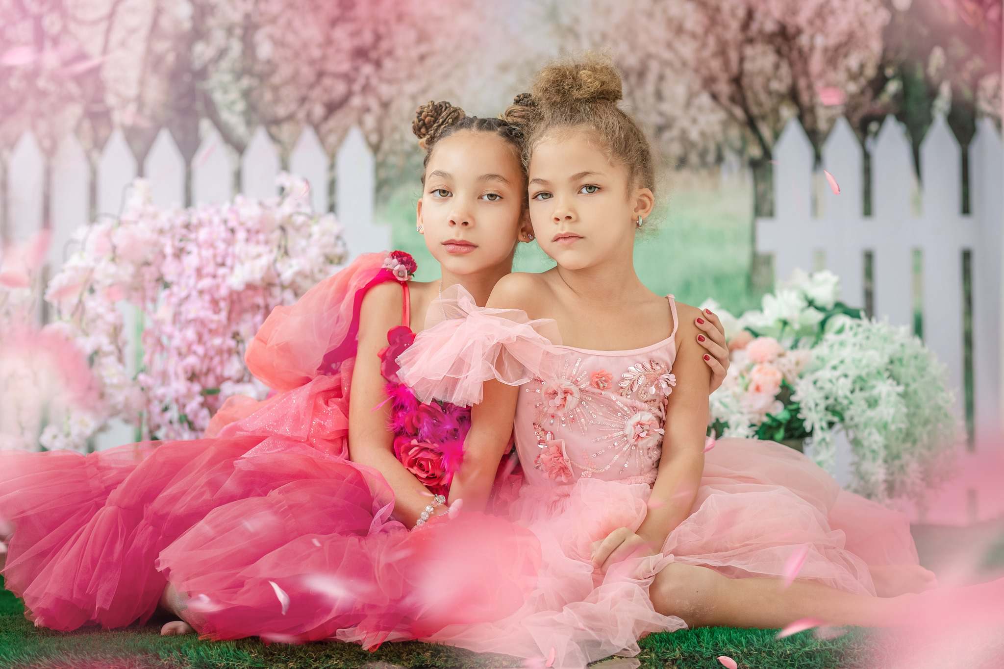 Kate Frühjahr Frühling Garten Eingang Kirschblüten Hintergrund von Emetselch - Kate Backdrop.de