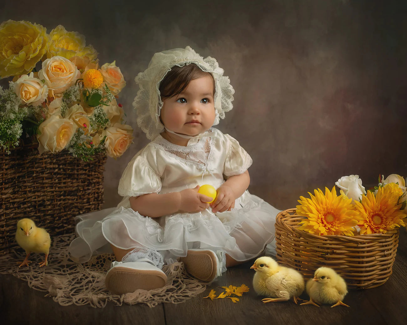 Kate dunkelbrauner abstrakter Hintergrund - Kate Backdrop.de