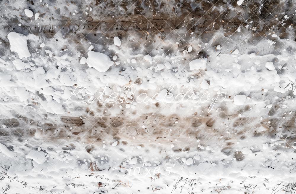 Kate Winter Schnee Boden Natur Hintergrund Entworfen von Kate Image - Kate Backdrop.de