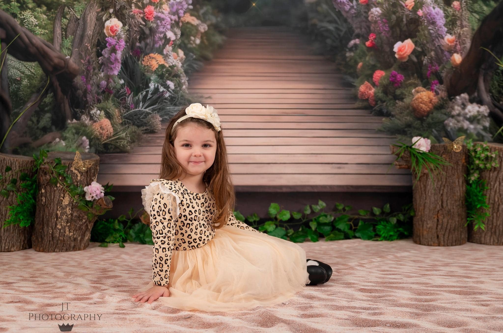 Kate Rosa Painterly Fine Art Fairy Bridge Hintergrundkulisse+Hintergrund zum Sandstrand für Fotografie - Kate Backdrop.de