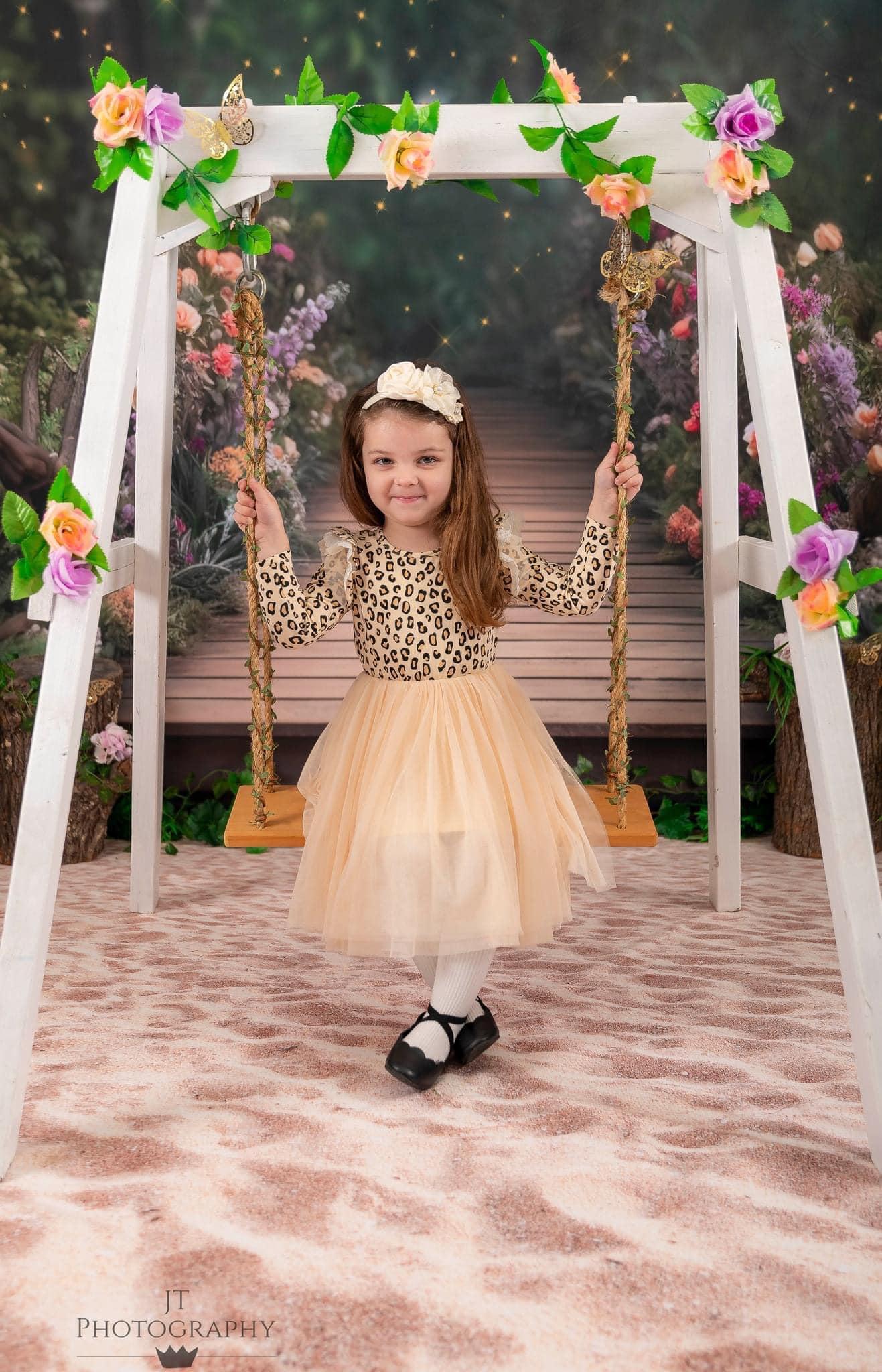 Kate Rosa Painterly Fine Art Fairy Bridge Hintergrundkulisse+Hintergrund zum Sandstrand für Fotografie - Kate Backdrop.de