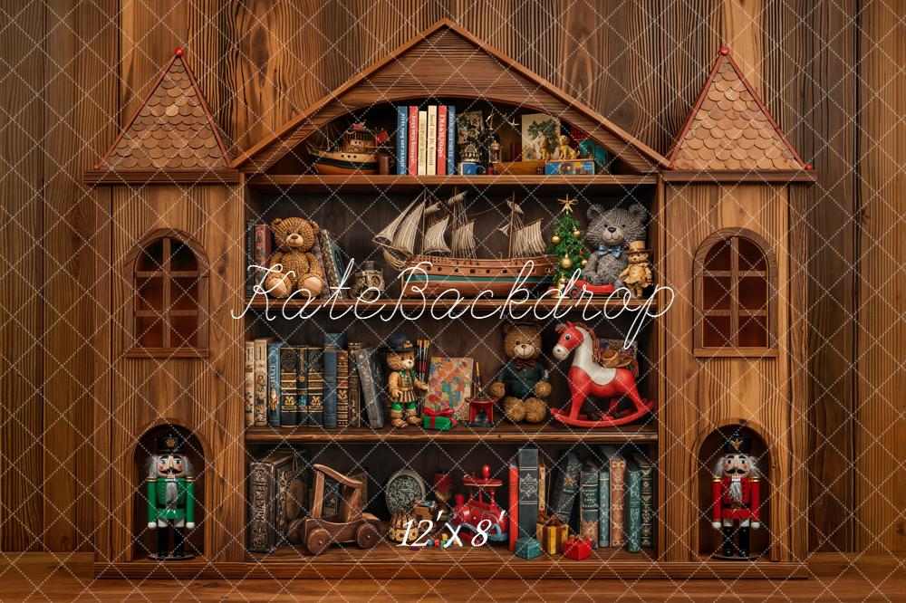 ⚡Blitzangebote #1-Kate Kinder Bücherregal Spielzeug Holz Hintergrund Entworfen von Emetselch - Kate Backdrop.de