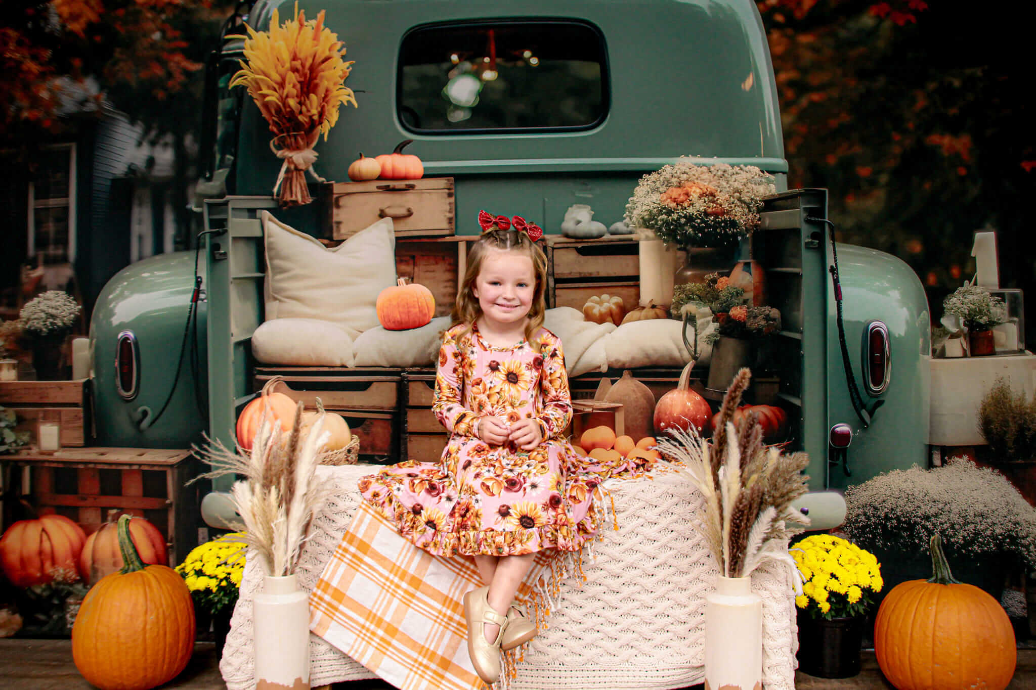 Super Sale - Kate Herbst Auto LKW Hintergrund für Fotografie - Kate Backdrop.de