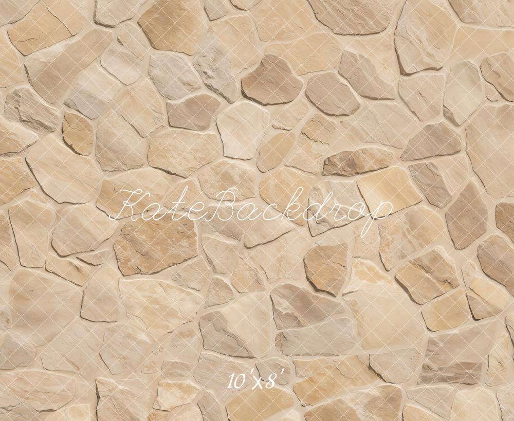 Kate Stein Mauer Natur Beige Fleece Hintergrund Entworfen von Kate Image - Kate Backdrop.de