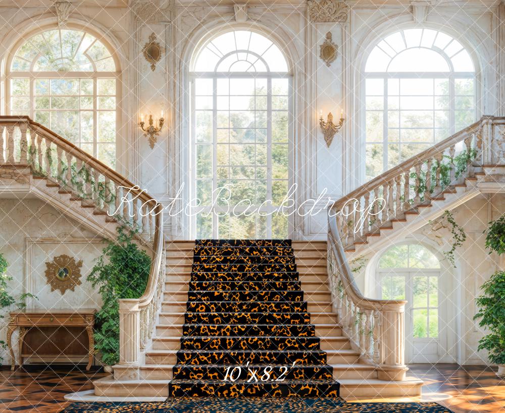Kate Ball Treppe Pflanzen Elegant Hintergrund Entworfen von Emetselch - Kate Backdrop.de