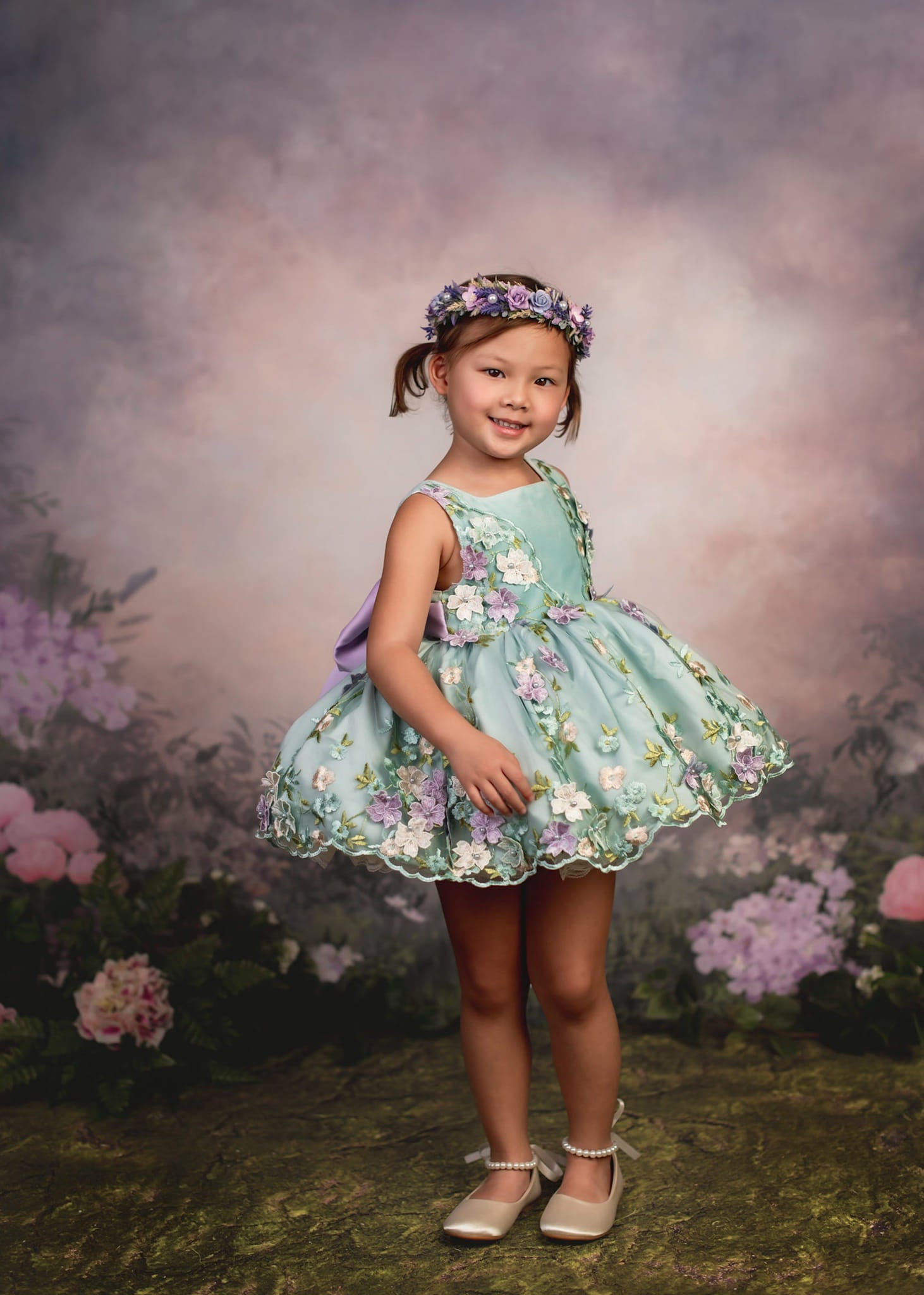 Kate Frühling Floral Garten Hintergrund von GQ - Kate Backdrop.de