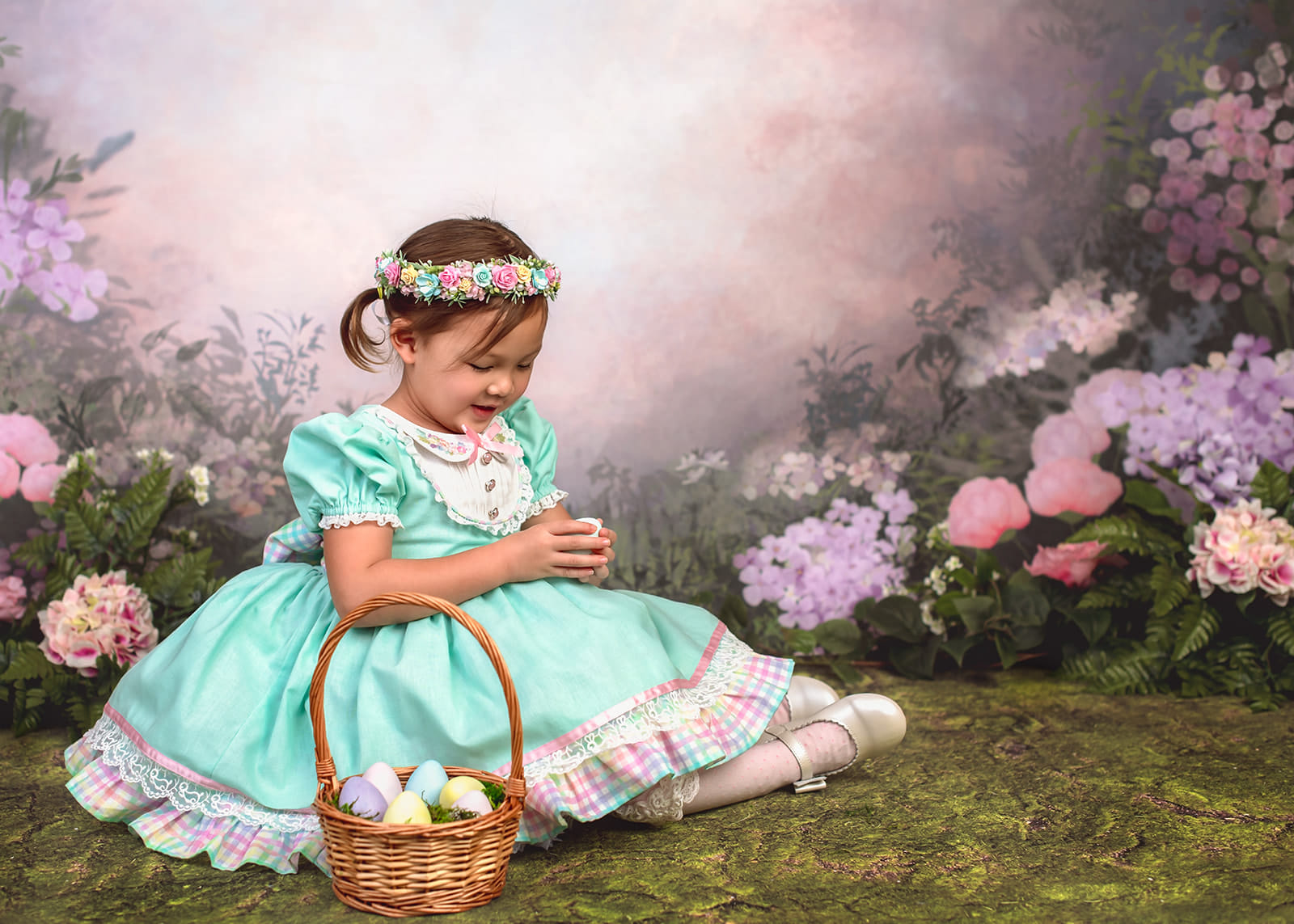 Kate Frühling Floral Garten Hintergrund von GQ - Kate Backdrop.de