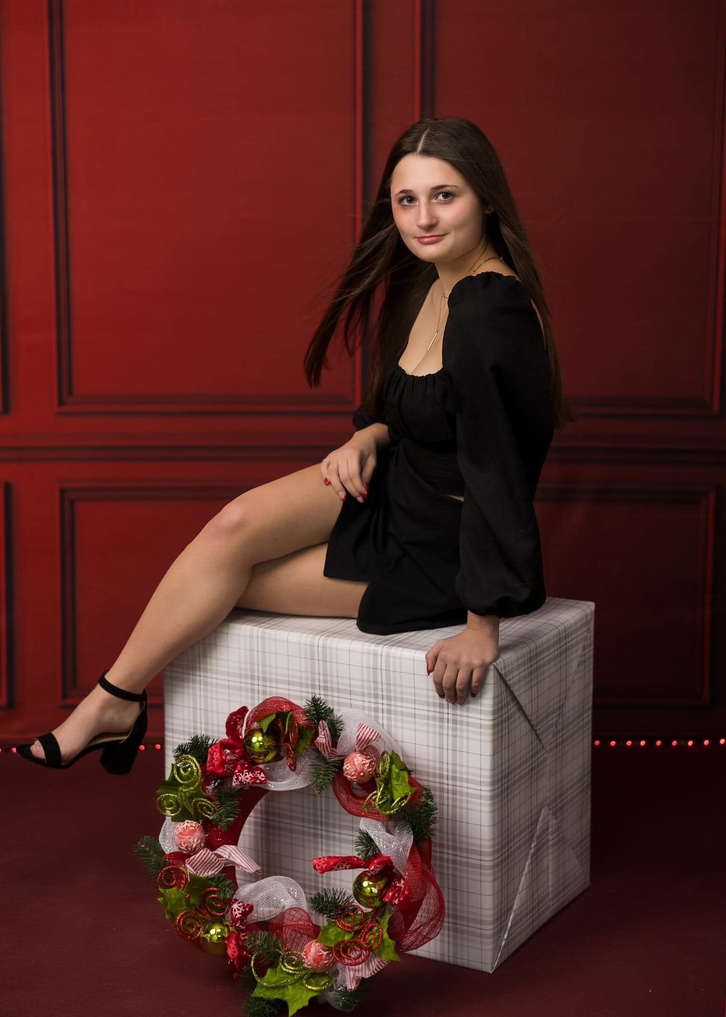 Kate Rot Vintage Wand Hintergrund für Fotografie - Kate Backdrop.de