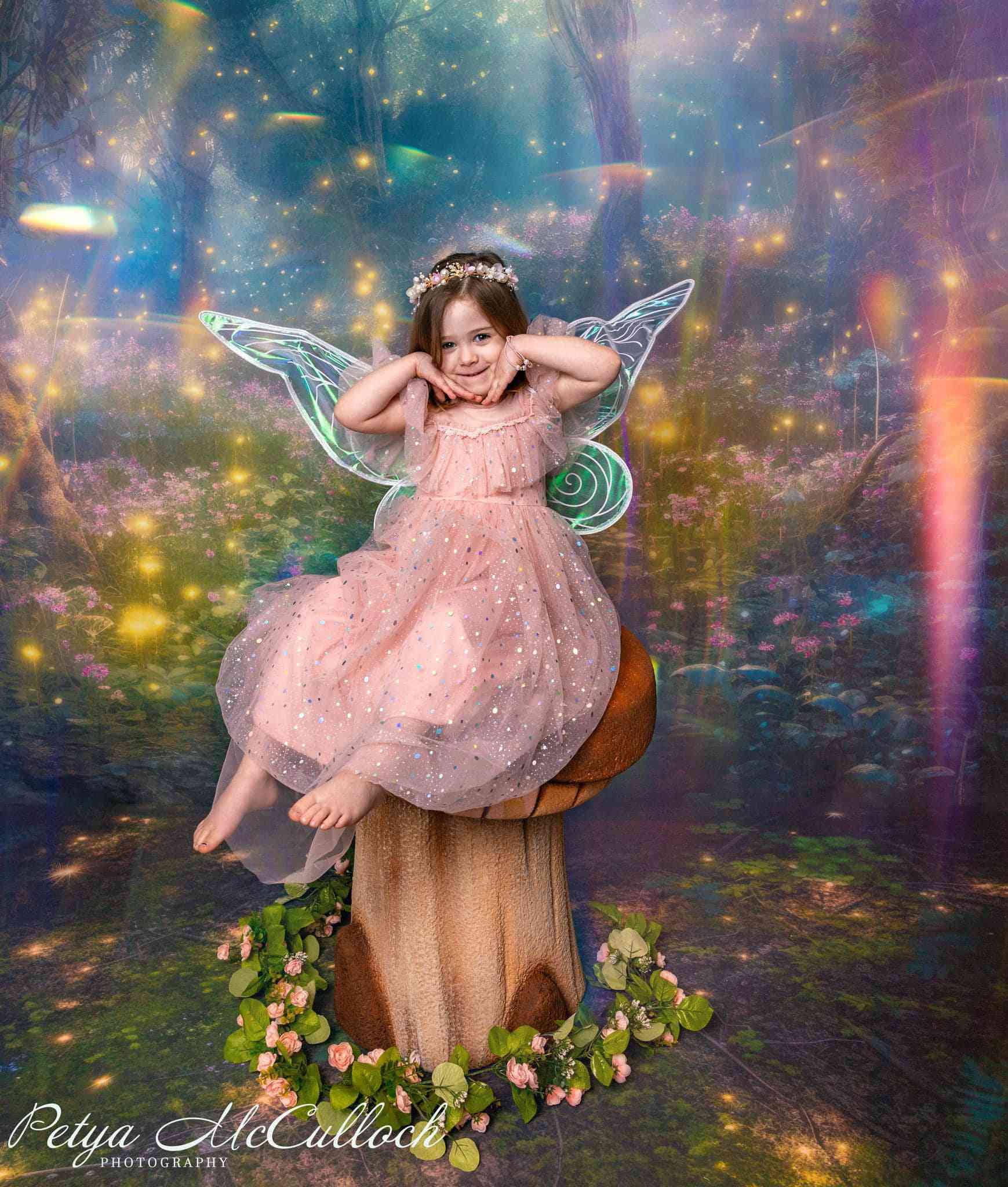 Kate Verzauberte Frühling Fairy Forest Hintergrund von Mandy Ringe Fotograf - Kate Backdrop.de