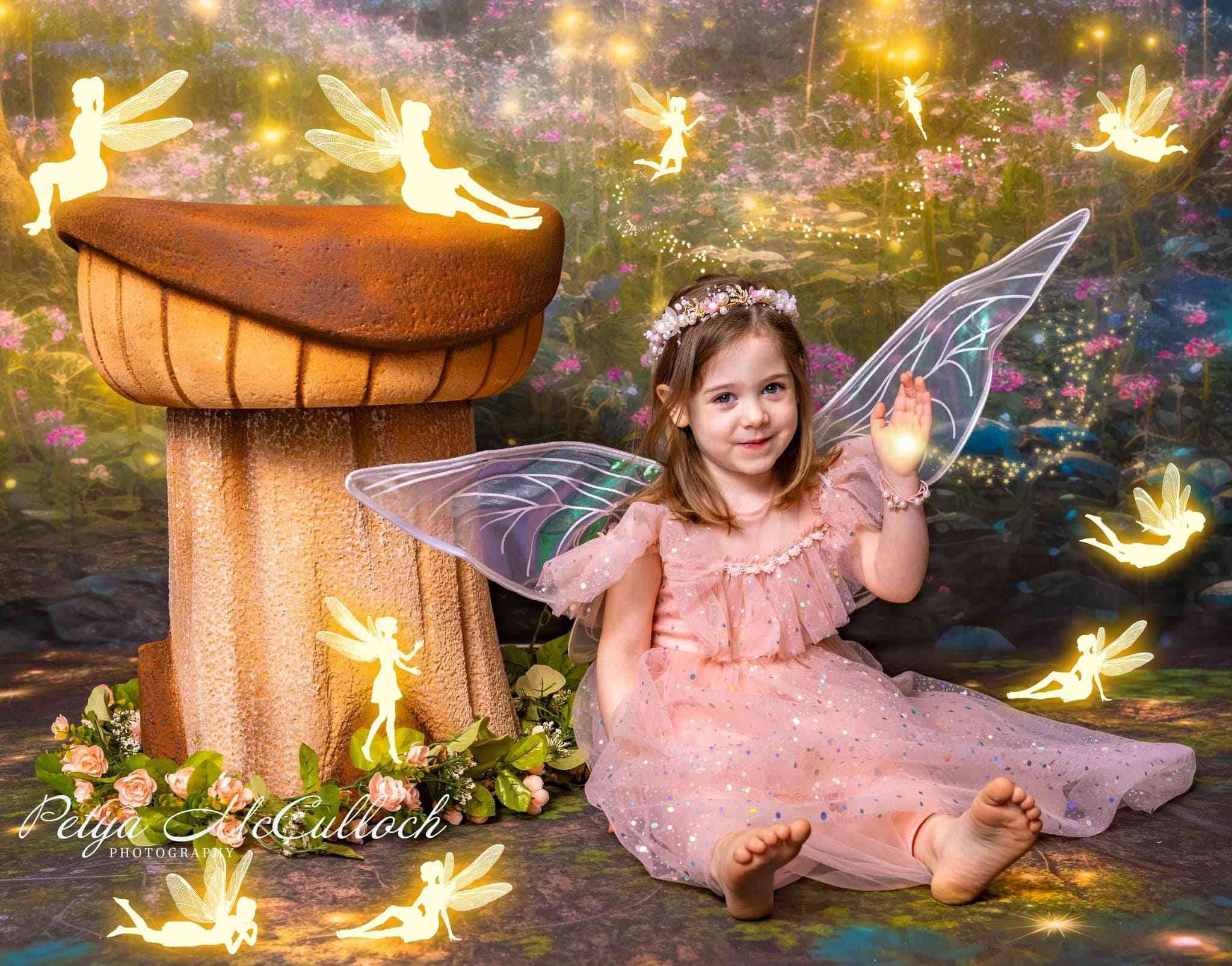 Kate Verzauberte Frühling Fairy Forest Hintergrund von Mandy Ringe Fotograf - Kate Backdrop.de