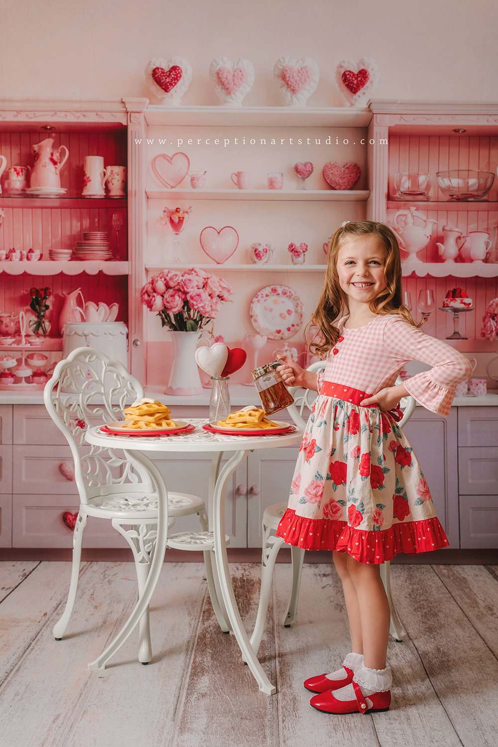 Kate Valentinstag Rosa Süße Küche Hintergrund von Emetselch - Kate Backdrop.de