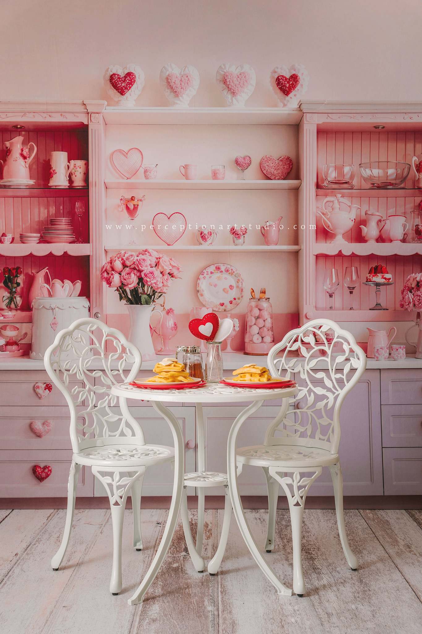Kate Valentinstag Rosa Süße Küche Hintergrund von Emetselch - Kate Backdrop.de