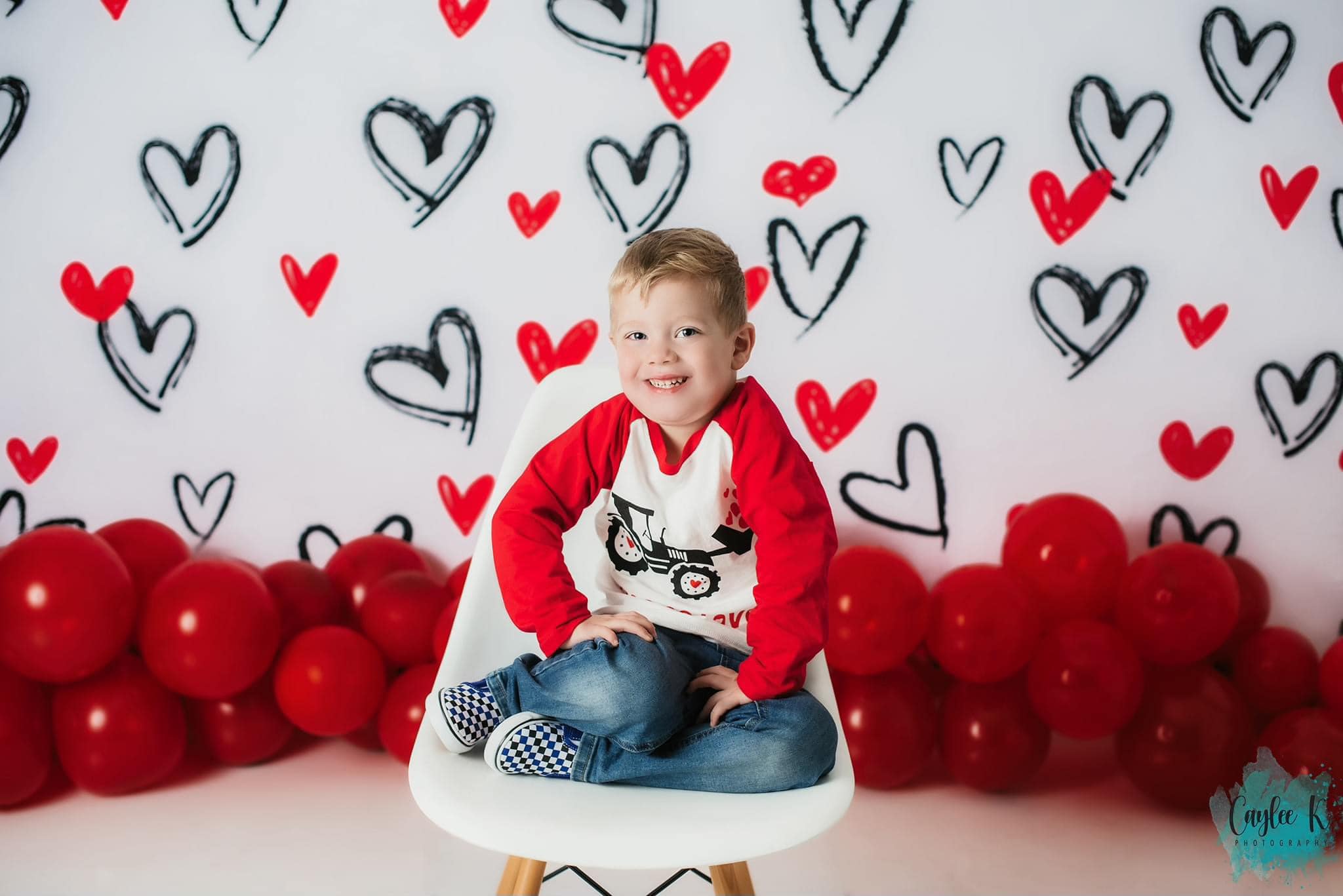Kate Valentinstag Hintergrund Weiß für Fotografie - Kate Backdrop.de