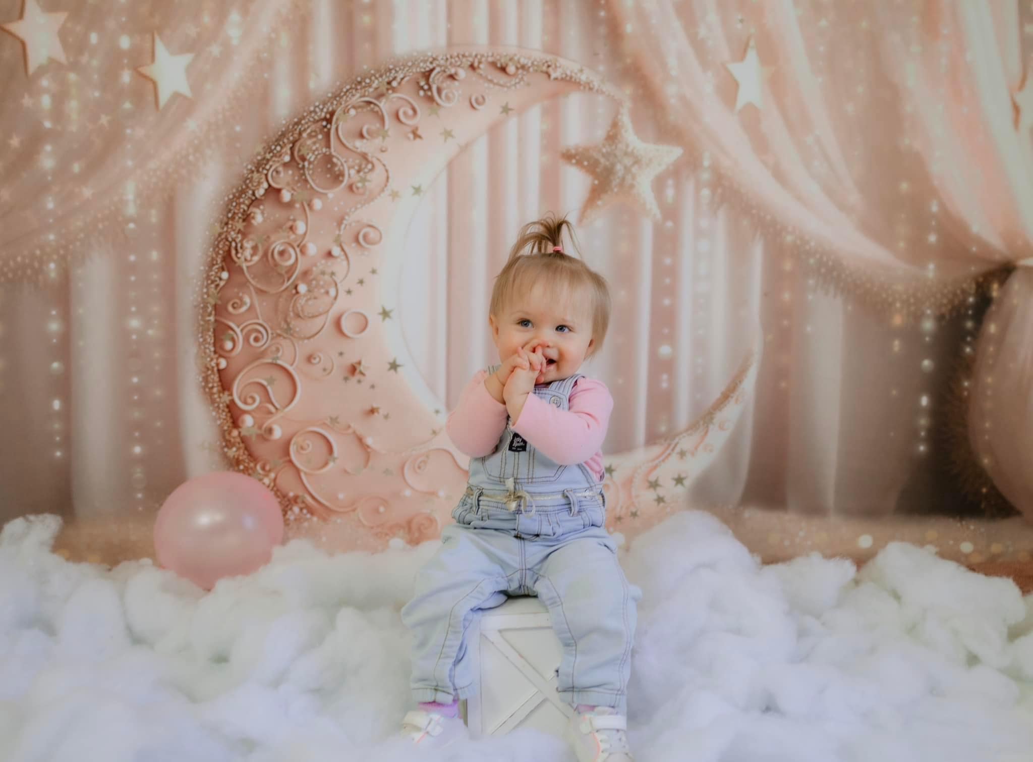 Kate Verzauberter Himmelsmond Hintergrund von Ashley Paul - Kate Backdrop.de