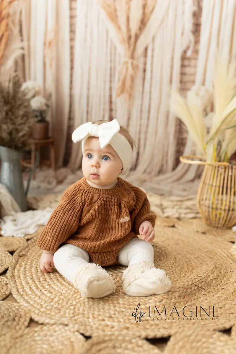 Kate Boho Kerze Schilf Vorhänge Fleece Hintergrund Entworfen von Chain Photography - Kate Backdrop.de