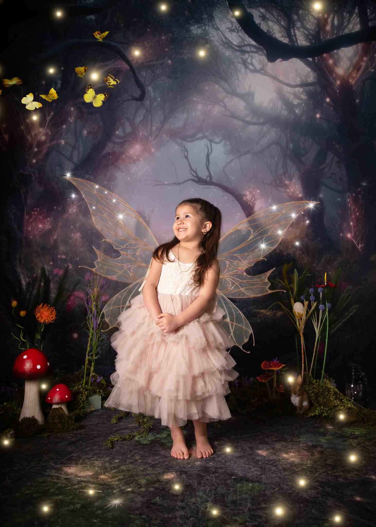 Kate Verzauberte Märchenwald Sommer Fantasy Hintergrund von Mandy Ringe Fotograf