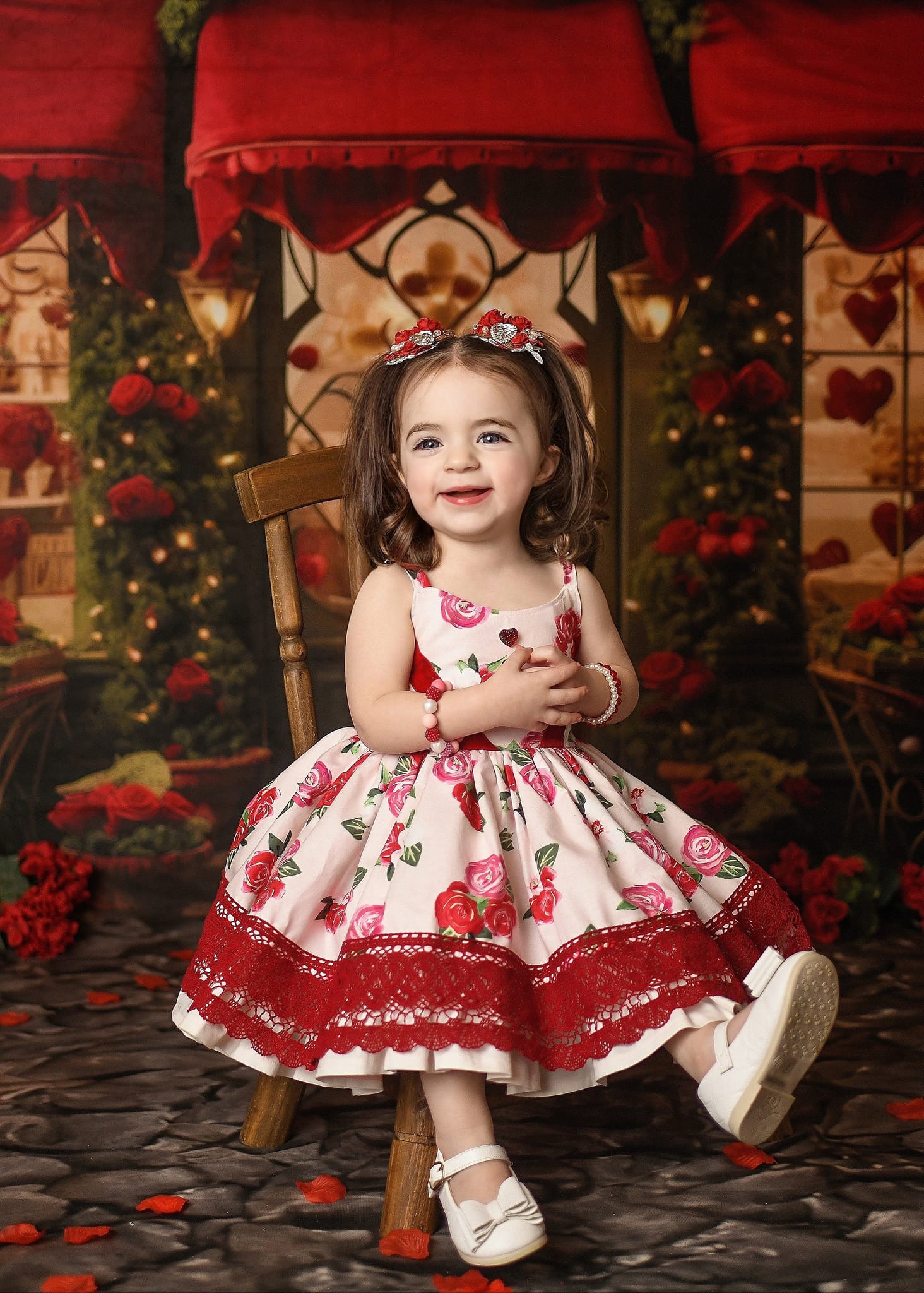 Kate Valentinstag Love Heart Store-Hintergrund Entworfen von Emetselch - Kate Backdrop.de