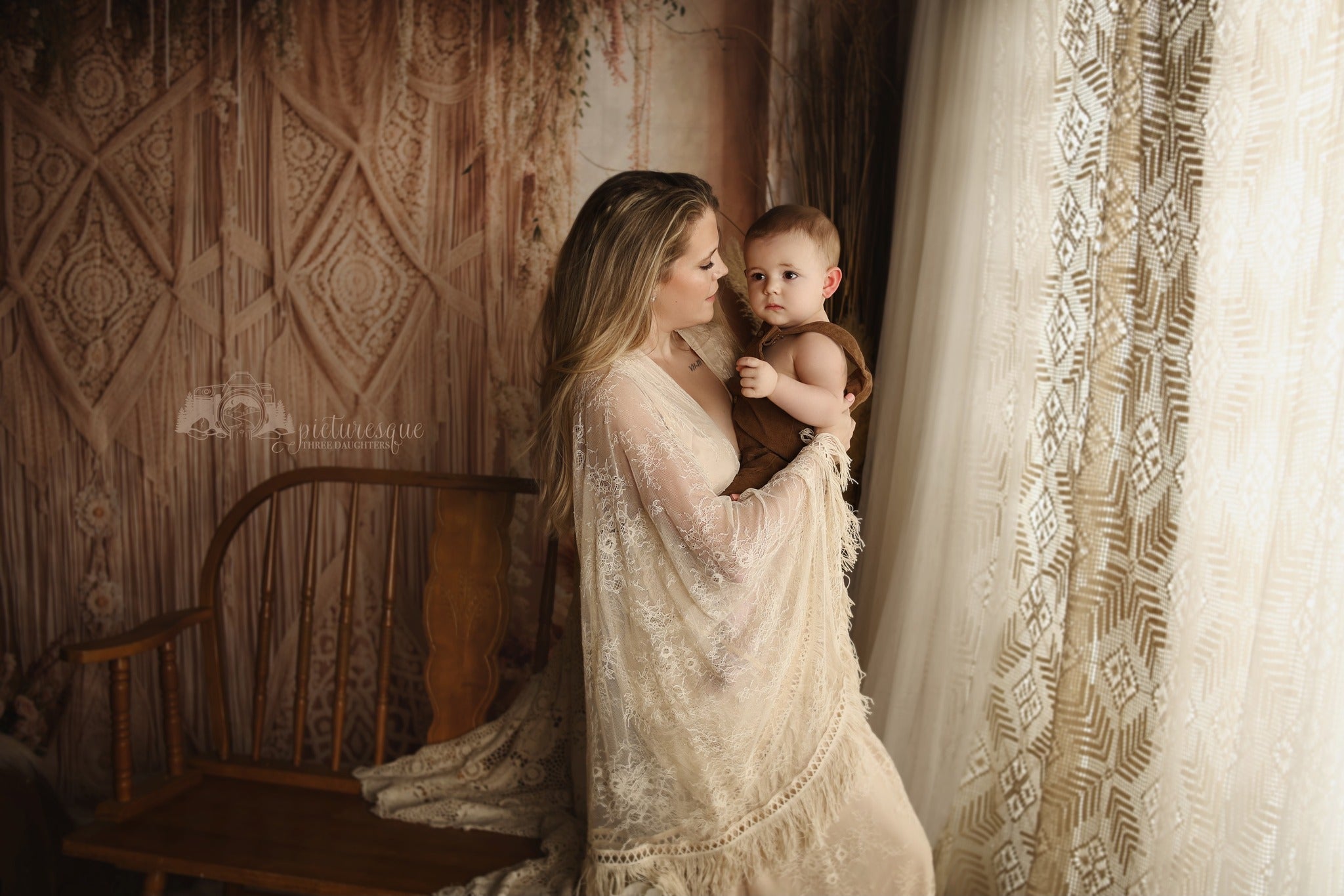 Kate Boho Blume Vorhänge Hintergrund von Emetselch - Kate Backdrop.de